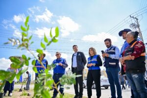 Leo Montañez Lidera Jornada de Arborización en Avenida Constitucionalistas