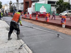 Avanza la Pavimentación de Concreto Hidráulico en Avenida Ayuntamiento de Aguascalientes
